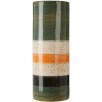 Orsina Sorrell Large Multicoloured Ceramic Vase in Green