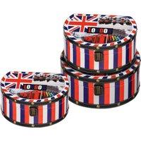 Orsina Living London Collection Round Storage Cases Set of 3