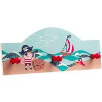 Orsina Playful Pirate Wall Hanger, Pirate Design Wall Hooks For Bedroom, Durable Clothes Hanging Hook For Washroom