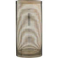 Orsina Raya Small Cylinder Glass Vase in Silver
