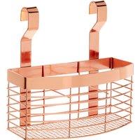 Orsina Sorello Hanging Storage Basket in Rose Gold