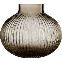 Orsina Nullah Small Glass Vase in Brown