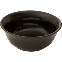 Orsina Medium Black Stoneware Bowl, Matte Black Bowl With Glazed Interior, Serving Bowl, Perfect For Everyday Use
