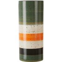 Orsina Sorrell Small Multicoloured Ceramic Vase in Green