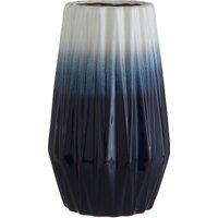 Orsina Sleek & Sturdy Small Ceramic Vase, Robust Pottery Vase, Decorative Vase For Artificial Flowers in Blue