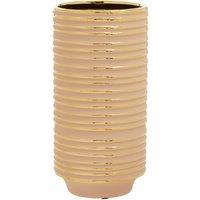 Orsina Haldis Small Ceramic Vase in Gold