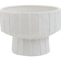 Orsina Ceramic White Vase, Versatile Pottery Vase, Compact & Lightweight Ceramic Vase For Artificial Flowers