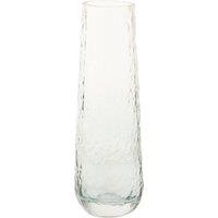 Orsina Stylish Small Blue Glass Vase, Functional & Versatile Floral Glass Vase, Lightweight Vase For Flowers