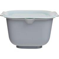 Orsina Sturdy Three Pc Fresh Cut Fruit Bowl, Plastic Large Fruit Bowl For Kitchen, Airtight Seal Plastic Bowl