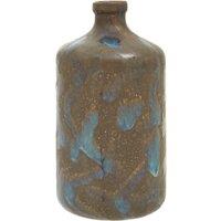 Orsina Brown Bottle Vase, Boho Chic Decorative Vase, Modern & Contemporary Stoneware Tall Vase, Large Vase Decor