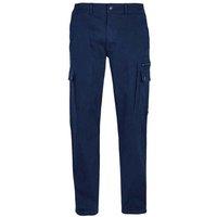 SOL'S Men's Docker Stretch Cargo Trousers in Navy | Size: 42R