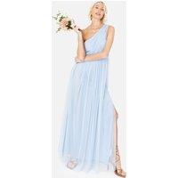 Anaya with Love Women's Recycled One Shoulder Maxi Dress in Light Blue | Size: 8