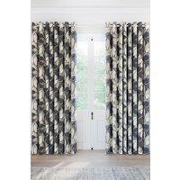 Helena Springfield 'Otto' Cotton Lined Curtains in Beige | Size: 228 cm width x 183 cm drop