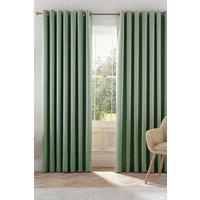 Helena Springfield 'Eden' Woven Lined Curtains in Light Green | Size: 228 cm width x 228 cm drop