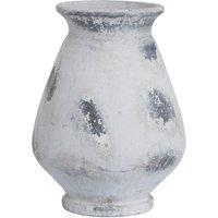 Love Lace Naxos Large Antique White Vase in Stone