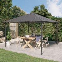 Berkfield Home Gazebo with Roof 3x3 m Anthracite in Black