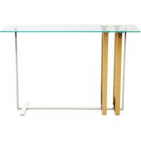 Orsina Sleek Design Console Table, Contemporary Console Table For Livingroom, Versatile Console Table For Sofa in Gold
