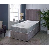 Starlight Beds Nebraska 18cm Hybrid Memory Foam Spring Mattress CoolTouch Cover in Light Grey | Size: Double