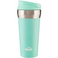 Orsina Grey Travel Mug, Leak-Proof Insulated Thermos Cafe Cup, Reusable Coffee Mug, Double Walled Mug, Ideal For Drinks in Turquoise