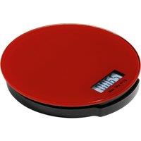 Orsina Electronic Style Blue Glass Kitchen Scale - 2kg, Compact Kitchen Scale, Easy To Read Digital Baking Scale in Red