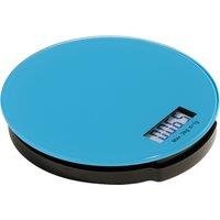 Orsina Electronic Style Blue Glass Kitchen Scale - 2kg, Compact Kitchen Scale, Easy To Read Digital Baking Scale
