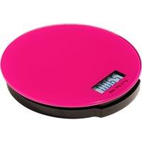 Orsina Electronic Style Blue Glass Kitchen Scale - 2kg, Compact Kitchen Scale, Easy To Read Digital Baking Scale in Pink