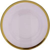 Orsina Ida 27cm Glass Dinner Plate in Gold
