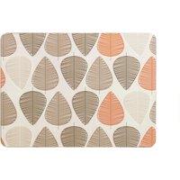 Orsina Set Of Four Leaf Placemats in Orange