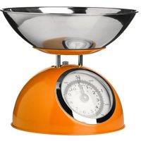 Orsina Premium Constructed 5Kg Red Kitchen Scale, Retro Style Kitchen Scale, Iron Steel Constructed Baking Scale in Orange