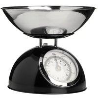 Orsina Premium Constructed 5Kg Red Kitchen Scale, Retro Style Kitchen Scale, Iron Steel Constructed Baking Scale in Black