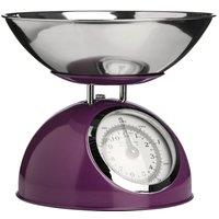 Orsina Premium Constructed 5Kg Red Kitchen Scale, Retro Style Kitchen Scale, Iron Steel Constructed Baking Scale in Purple