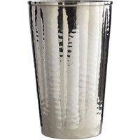 Orsina Hammered Bathroom Tumbler in Silver