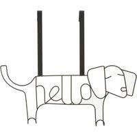 Orsina Stylish Design Gold Finish Sausage Dog Hanger, Versatile Storage Over Door Hooks, Sturdy Hanging Hooks in Black
