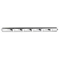 Orsina Dara 5 Hook Sleek Wall Hanger in Silver