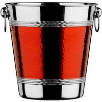Orsina Mixology Hammered Wine Bucket in Red