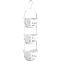 Orsina Dara 3 Tier Shower Caddy in White