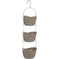 Orsina Dara 3 Tier Shower Caddy in Grey