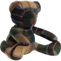 Orsina Heritage Green Check Bear Door Stop