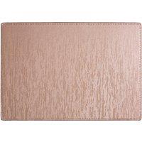 Orsina Set Of Four Rectangular Placemats, Contemporary Heat Resistant Dining Mats, Stylish Faux Leather in Gold