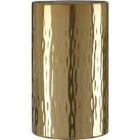 Orsina Hammered Effect Stainless Steel Bottle Cooler, Stylish & Durable Wine Chiller With Textured Finish in Gold