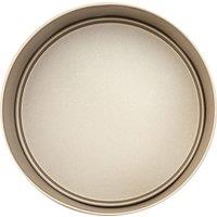 Orsina Non-Stick Round Champagne Cake Tin with Loose Base, Carbon Steel Round Cake Pan with Removeable Bottom in Gold