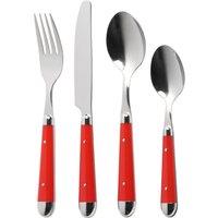 Orsina Brasserie 16Pc Cutlery Set in Red