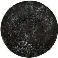Orsina Small Marble Effect Side Plate, Black & White Stoneware Snack Plate, Ceramic Side Plate, Perfect For Salads