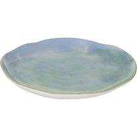 Orsina Porcelain Side Plate With Gold-Plated Accent, Hand-Painted Ceramic Dish in Pastel Tones, Appetizer Plate