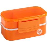 Orsina Comfortable Packed Lunch Box, Organized Lunch Box, Leak Proof Tiffin Box, Portable Lunch Container in Orange