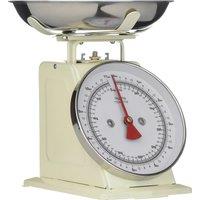 Orsina Retro Style 5Kg Cream Kitchen Scale, Premium Kitchen Scale, Iron Steel Constructed Analogue Baking Scale