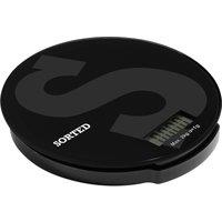 Orsina Black Glass 2kg Digital Kitchen Scale, Accurate Measurements for Perfect Dishes with Glass Kitchen Scale