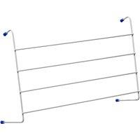 Orsina Set of 2 White Radiator Airers, 4 Bar Radiator Clothes Dryer, Over Radiator Drying Rack For Compact Laundry