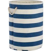 Orsina Nautical Blue & White Stripes Laundry Hamper