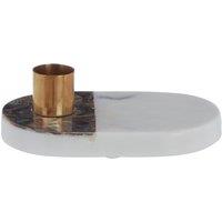Orsina Marella Candle Holder in White